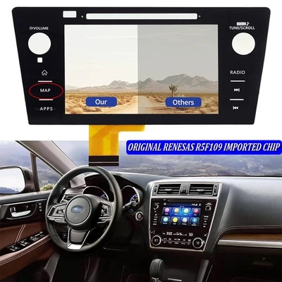 Radio digitalizador de pantalla táctil (mapa) para Subaru Legacy Outback 2018 2019 Foto 1 de 4