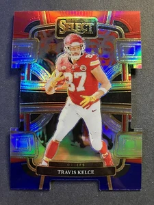 Troquelados Panini Select #50 Travis Kelce Prizms rojo y azul 2023 - Imagen 1 de 2