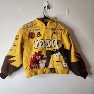 ULTRA RARE Vintage JH DESIGN Elliott Sadler Nascar Racing M&M Jacket YouthSz 2XL - Bild 1 von 20