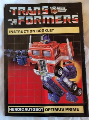 Optimus Prime Vintage Transformers Hasbro G1 1980s Incomplete Parts Or Repair - Image 1 of 4