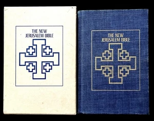 THE NEW JERUSALEM BIBLE ~ 1985 - VTG ~ Hardcover w Slipcase ~ Doubleday - Picture 1 of 5