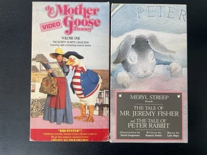 The Mother Goose Video Treasury Vol 1 VHS 91 Tale Of Peter Rabbit Jeremy Fisher - Picture 1 of 3
