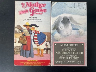 The Mother Goose Video Treasury Vol 1 VHS 91 Tale Of Peter Rabbit Jeremy Fisher - Image 1 of 3