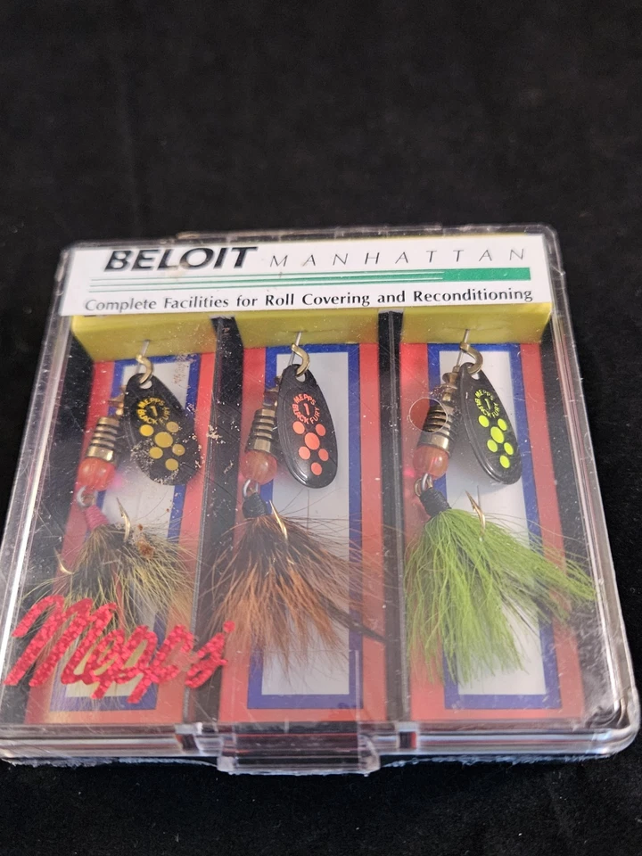 Mepps Killer Kit Black Fury Size 1 Spinnerbaits, 3 Colors, Size 1 Beloit ... - Image 1 of 3