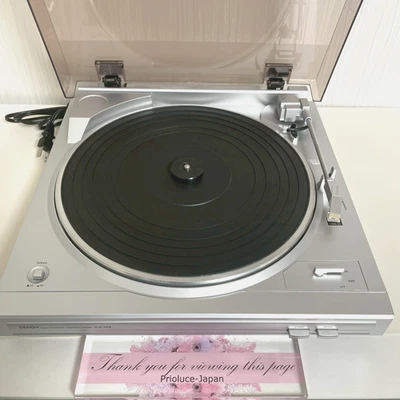 Denon DP29F Full Auto Turntable Tested Vintage Record Player silver Japan - Image 1 of 4