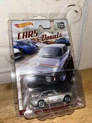 Hot Wheels Alfa Romeo Giulia Sprint GTA COCHES Y DONUTS CAR CULTURE 1/64 Plateado Foto 1 de 4
