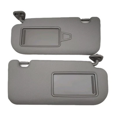 Комплект из пары солнцезащитных козырьков для Hyundai Tucson 2010–2015 годов от оригинального производителя для водителя и пассажира левая и правая серые - Изображение 1 из 4