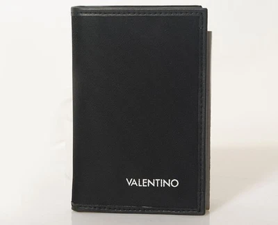 Valentino Bolsos KYLO Hombre Cartera Cuero Negro 8.5 x 11 x 1 cm Foto 1 de 4