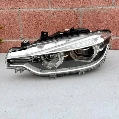 OEM 16-18 BMW 320i 330i 340i Lado Izquierdo LED Faro Luz Faro LH Foto 1 de 4