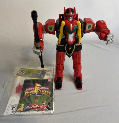 Power Rangers Red Dragon Thunderzord MMPR 1994 Complete W/Inserts Bandai Mint! - Image 1 of 4