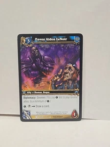 World Of Warcraft TCG Drums Of War Envoy Aiden LeNoir Regular Common - Picture 1 of 2