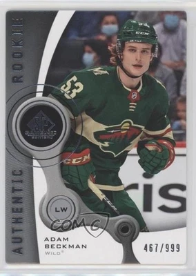 2021-22 Upper Deck SP Game Used 2005-06 Retro Rookies /999 Adam Beckman #R-37 RC - Image 1 of 3