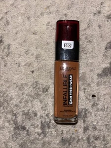 L'Oreal Paris Infallible 24Hr Fresh Wear Foundation Shade 530 Deep Amber Expired - Bild 1 von 1