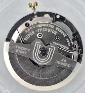 Universal Genève super microtor automatic movement UG 256C original rare working - Picture 1 of 8