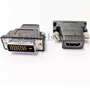 DVI-D DUAL LINK STECKER AUF HDMI BUCHSE ADAPTER RETAIL OEM - Bild 1 von 1