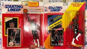 Figura de alineación inicial de David Robinson 1990 y 92' con tarjeta de novato 1989 caja sellada - Imagen 1 de 6