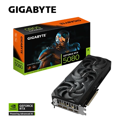 Gigabyte GeForce RTX™ 5080 WINDFORCE OC SFF 16G GDDR7 256bit PCI-E 5.0 2617 MHz - Image 1 of 4