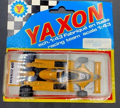 YAXON F1 RENAULT ELF RENÈ ARNOUX N.16 1:43 CON CONFEZIONE ORIGINALE DELL’EPOCA - Immagine 1 di 3