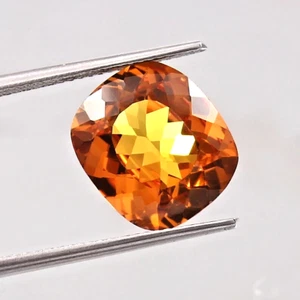 6,50 ct AA+ natürlicher Ceylon Fanta orange Saphir Kissenschliff lose Edelstein - Bild 1 von 4