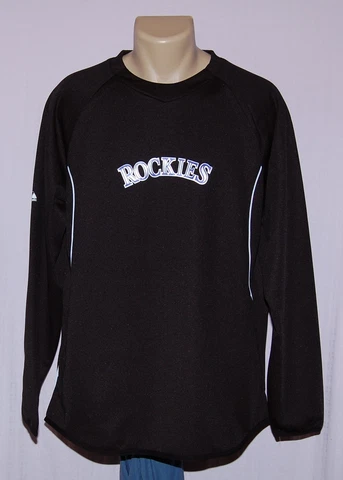 Colorado Rockies Therma Base Sweatshirt - MLB Majestic Cover