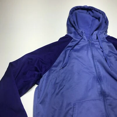 Chaqueta Danskin Now para mujer talla XXL (20) púrpura cremallera completa sudadera con capucha forrada de lana Foto 1 de 4
