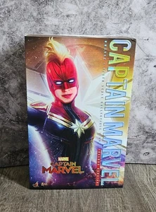 Hot Toys MISB Captain Marvel 1:6 Scale Deluxe Edition MMS522 - Picture 1 of 10
