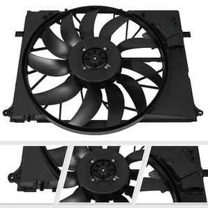 For 2001-2012 Mercedes Benz Engine Radiator Condenser Cooling Fan Assembly - Picture 1 of 20