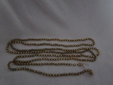 Vintage Gold Mercury Glass Bead Garland 90 Inches Long