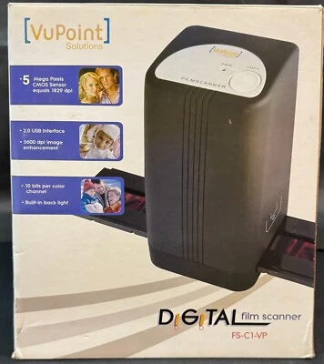 VuPoint FS C1-VP Slide & Film Scanner New Open Box, Complete with instructions - Image 1 of 4