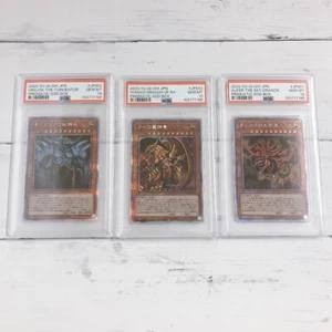PSA 10 Obelisk Slifer Ra Prismatic God Box Secret PGB1-JPS01-03 02 Sequential - Picture 1 of 8