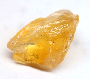 Precious Brazilian Natural Yellow Lemon Topaz Rough Loose Gemstone 13.90 Ct - Picture 1 of 5