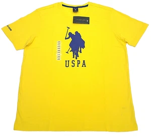 Us Polo Assn Men's T-shirt Color Yellow Size L ( NEW WITH ORIGINAL TAGS ) - Picture 1 of 2