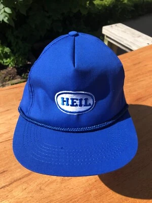 Gorra de béisbol HEIL Snapback gorra de béisbol azul con blanco diseñador premio para la cabeza Foto 1 de 4