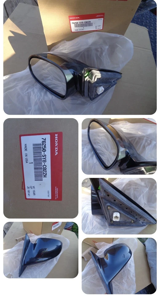 Nuevo de Lote Antiguo Honda 76250-SY8-C02ZH 1998 1999 ACURA CL ESPEJO ELÉCTRICO TÉRMICO LH NUEVO OEM Foto 1 de 1