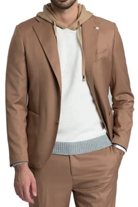 GIACCA UOMO MONOPETTO EREDI DEL DUCA EDD BOLSENAS BISCOTTO AUTUNNO/INVERNO - Foto 1 di 2
