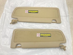 CIVIC OEM SUN VISOR SUNVISOR PAIR TAN - Picture 1 of 2
