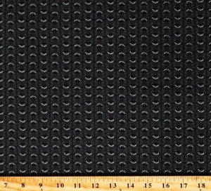 Cotton Black Flowers Floral Boudoir by Basic Grey Fabric Print by Yard D140.15 - Picture 1 of 1