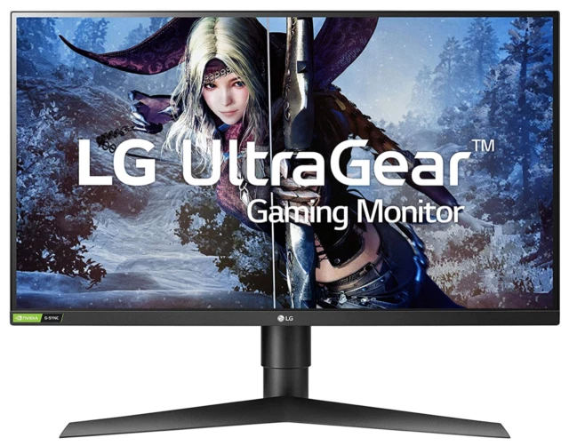 LG 27GL83A-B 27 in Widescreen QHD IPS LCD Monitor
