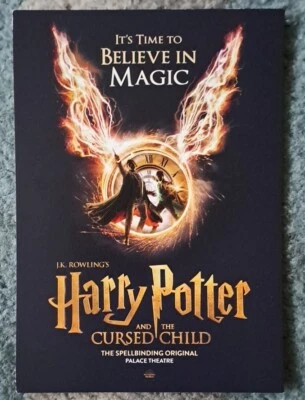 Harry Potter & The Cursed Child promotional postcard Palace Theatre London