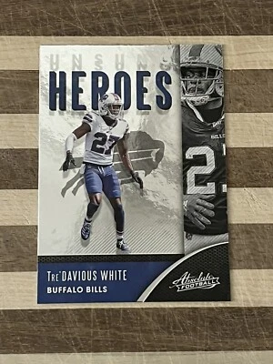 2020 Panini Absolute Football Tre-Davious White Unsung Heroes Card #UH-TW - Image 1 of 2