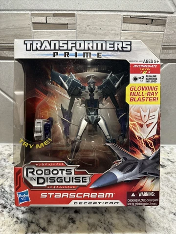 Transformers Prime STARSCREAM Robots in Disguise SERIES 1:003 NIB Cover
