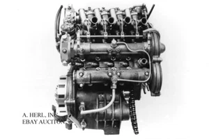 Moto Guzzi 500cc V8 engine design photograph drawing photo picture - Picture 1 of 1