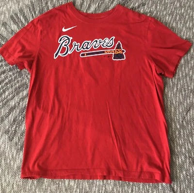 Nike Atlanta Braves T-Shirt Sports Baseball MLB Freeman #5 Sz Large - Image 1 of 4