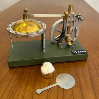 Innovative Vertical Live Steam Engine Generator Motor Toy Complete Set w/ Bioler - Image 1 of 4