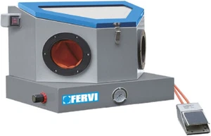 MINI SABBIATRICE DA BANCO FERVI 0490 PER ORAFI, OREFICI, MODELLISTI, MODELLISMO - Foto 1 di 2