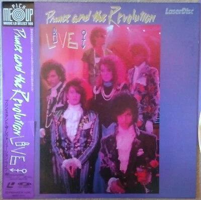 PRINCE & the REVOLUTION Laserdisc 1984 Live Concert JAPAN LD OBI "Purple Rain" Foto 1 de 3