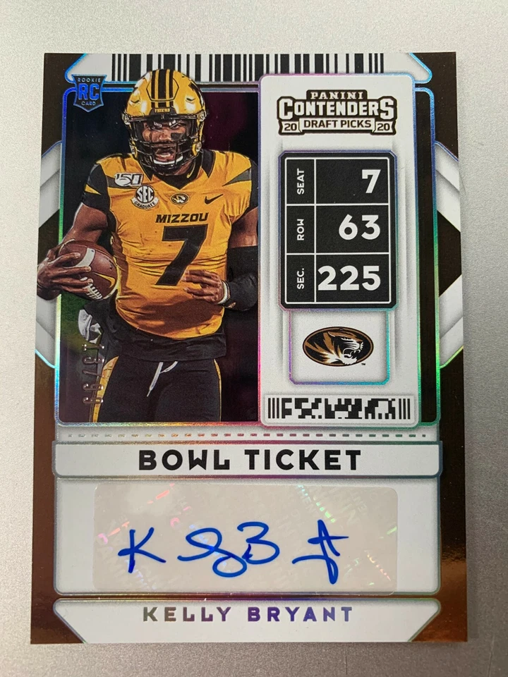2020 Contenders Draft Picks KELLY BRYANT 13/99 - AUTO Bowl Ticket #277  - Image 1 of 1