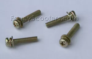 X-1,X-2,X-8,Cat eye 43cc 49cc 2-Stroke Pocket Bike Pull Start Mount Bolt Set (4) - Picture 1 of 2