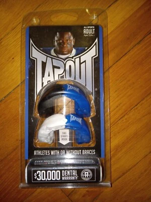 Boca Tapout All Sports ADULTO 12+ NOVO Azul Pacote com 2 - Imagem 1 de 2