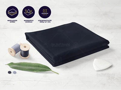 SOFTSHELL Stoff Funktionsstoff Jackenstoff winddicht MARINE EUR 16,98/m - Bild 1 von 3